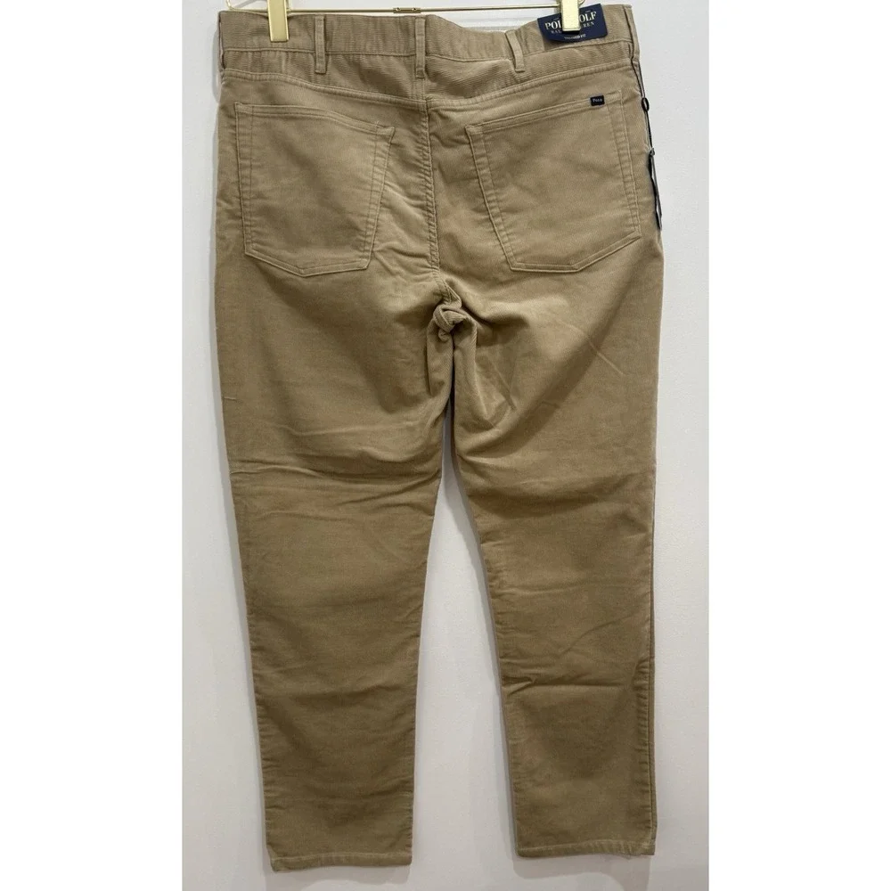 NWT Polo Golf Ralph Lauren Corduroy Pants Tailored Sz 38X32 Preppy Stretch